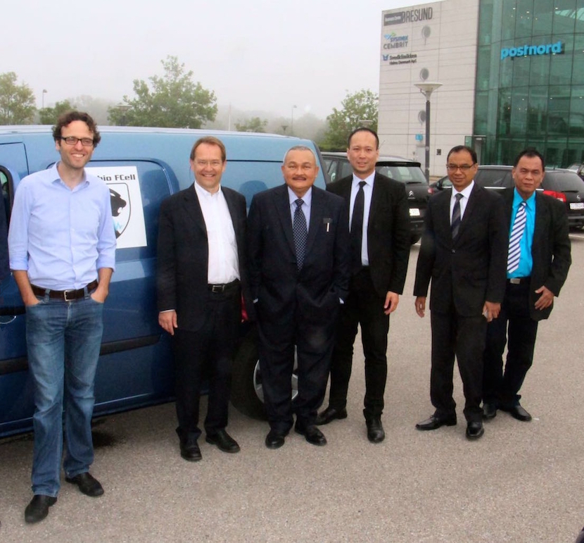 Postnord Copenhagen, June 18 2016, IMS ECUBES, ARCOLA ENERGY, SYMBIO team with Governor of South Sumatra Ex. Alex Noerdin and his Indonesian delegation